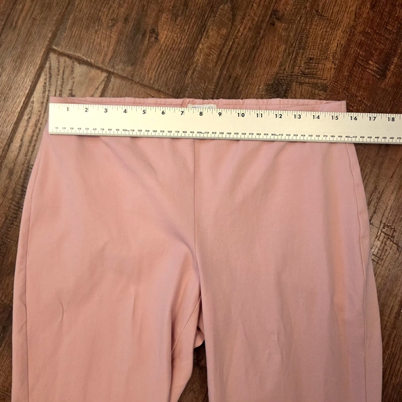 J. Jill Pink Pull on Pants Size 10 Premium bistretch Crop Length - Picture 4 of 11